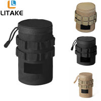 Litake ถ้วยกระเป๋าเครื่องสำอางคุณภาพสูงกับแหวนของเข็มขัดที่แขวนหลุมกระเป๋าเก็บของแบบพกพาสำหรับบาร์บีคิวปิกนิกตั้งแคมป์กลางแจ้ง