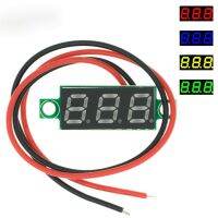 【hot】❀  2PCS 0.28 Inch 2 wires 3 2.5V-40V Digital Voltmeter Voltage Tester Red/Blue/yellow/green meter