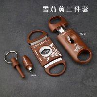 Cigare Cutter Three Piece Portable Sharp Round Drill Cigare Pliers Cigarett Ciger Smking Siga Tobaco Ciga Cutter