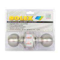 จัดส่งด่วน! ลูกบิดห้องน้ำ SOLEX 5500 หัวกลม สีสเตนเลส SOLEX 5500 STAINLESS STEEL BATHROOM KNOB มืออาชีพเรื่องประตู ประตูราคาถูก พร้อมเก็บเงินปลายทาง