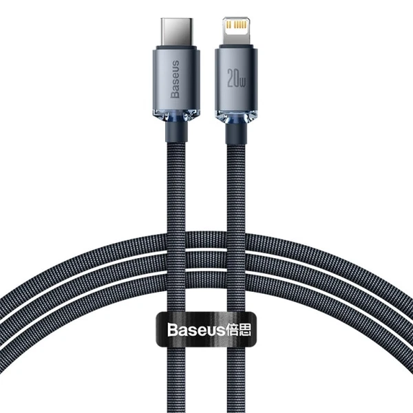 Cáp sạc nhanh 20W Baseus Crystal Shine Series Fast Charging Data Cable  Type-C to Lightning 