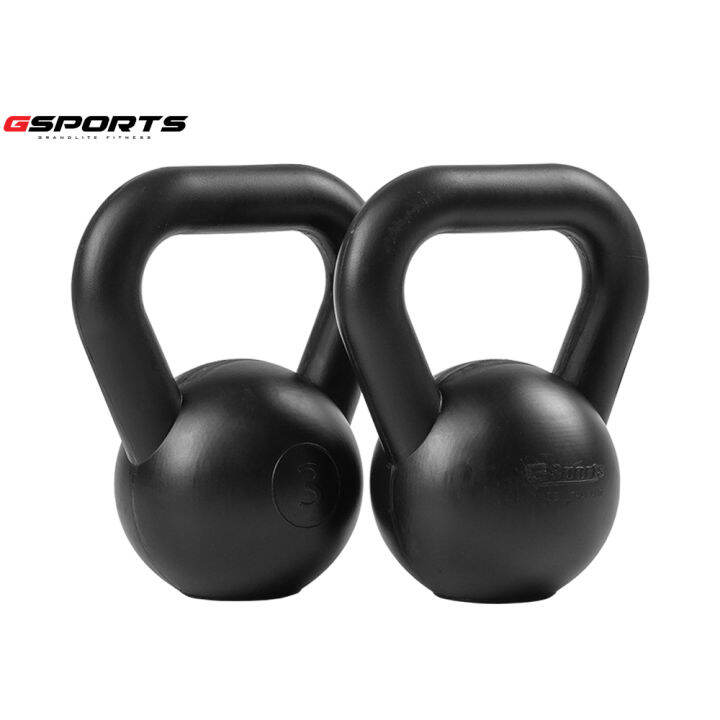 gsports-ดัมเบลเคตเทิลเบลสีดำ-3-kg-แพ็คคู่-kettlebell-black-3kg-x-2