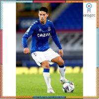 โปสเตอร์ ฮาเมส โรดริเกซ James Rodriguez Everton เอเวอร์ตัน ตกแต่งผนัง ฟุตบอล Football Poster รูปภาพ ภาพถ่าย ตกแต่งบ้าน สินค้ามีจำนวนจำกัด