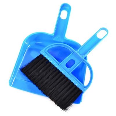 Mini Dust Pan and Brush Set for Guinea Pig Toys, Hamster Cleaner Hedgehog Supplies, Small Broom and Dust Dust for Hamster Bedding