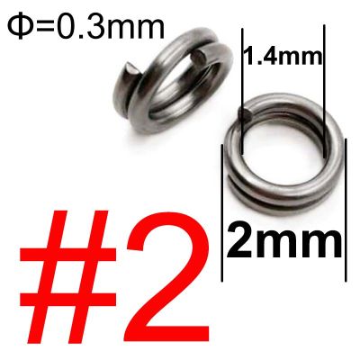 100 or 50 pcs Stainless Steel Split Ring Heavy Duty Fishing Double Ring Connector Fishing Accessories For Fishing Hook Snap Lure