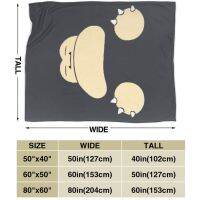 Snorlax ผ้าห่มขนแกะนุ่มพิเศษขนาด 50 นิ้ว X40 นิ้ว