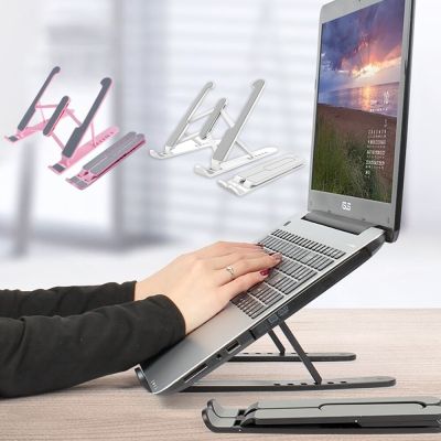 Tesling Laptop Stand Adjustable Riser Bracket Foldable Holder Notebook Support Laptop Base Computer Accessories N3  tablet stand Laptop Stands