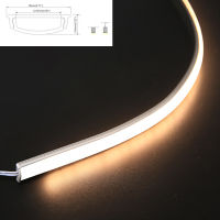 5PcsSet 0.5m1m Flat U Type Pc Flexible Led Channel Free Bent Aluminum Profile Matte Diffuser Bar Light Housing