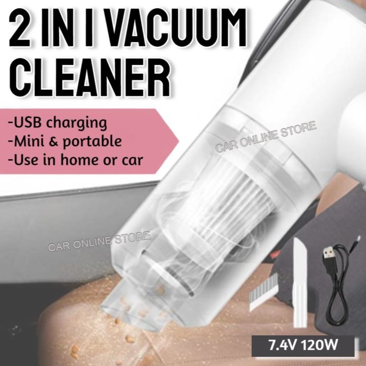  Wireless Handheld Car Vacuum, 120W Strong Suction Mini