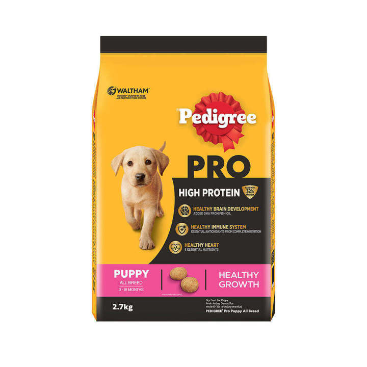 pedigree-เพดดิกรี-โปร-สูตร-ไฮ-โปรตีน-อาหารลูกสุนัขแบบแห้ง-2-7-กก-อาหารเม็ดลูกสุนัข