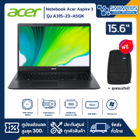 Notebook Acer Aspire 3 รุ่น A315-23-A5GK  สี Black (รับประกันศูนย์ 2 ปี)