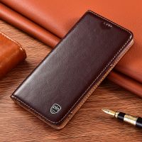 Crazy Horse Genuine Leather Phone Case For OPPO A31 A32 A33 A35 A36 2020 A72 A73 A74 A76 A77 4G 5G Magnetic Flip Cover