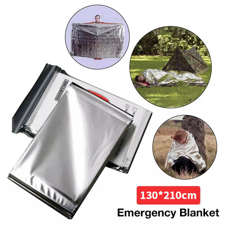 Emergency Survival Blanket Waterproof Thermal Blanket Outdoor Multifunctional Firstaid
