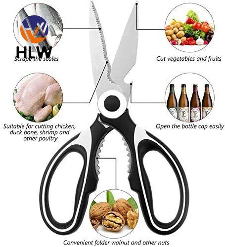 Professional Poultry Shears - Ultra Sharp and Heavy Duty Kitchen Scissors