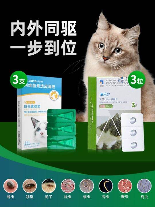 Hai Le Miao deworming medicine cat inside and outside the body
