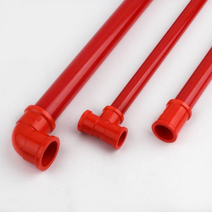 length-50cm-o-d-20-50mm-red-pvc-pipe-home-diy-garden-irrigation-system-aquarium-fish-tank-fittings-water-supply-tube-connector