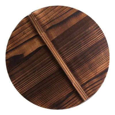 【❖New Hot❖】 weizheng1 ห้องครัว-ไม้สำหรับทำงานฝาหม้อกระทะมีด้ามจับฝาปิดเป็นมิตรกับสิ่งแวดล้อม Anti-Scalding ไม้หม้ออบฝาปิด26ซม.