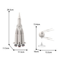 MOC อวกาศยานอวกาศ R-7 M1-1PS และ Sputd 1จาก1957จรวดอาคารบล็อกความคิดเปิดตัว Vehilce อิฐของเล่นสำหรับเด็กของขวัญ