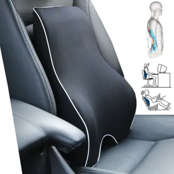 Lumbar Support Pillow, Back Cushion, Memory Foam Orthopedic Backrest for  Car Seat, Office, Computer Chair and Wheelchair, Breathable & Ergonomic  Design for Back Pain Relief 