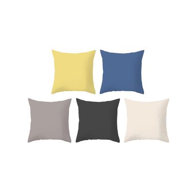 【JH】 The new solid double-sided peach skin pillowcase can come to the picture wholesale home cushion