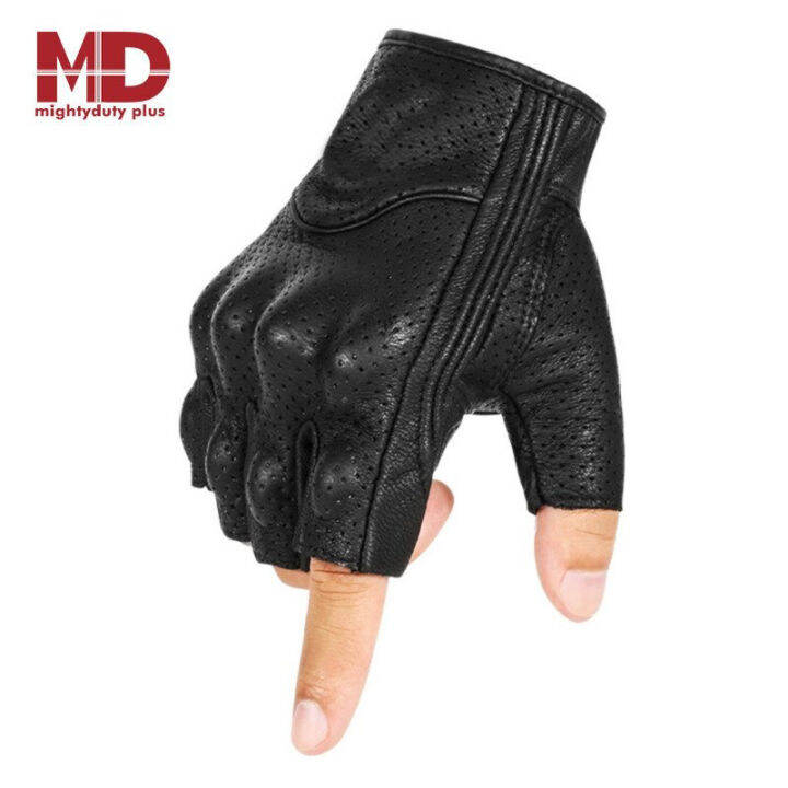 motorcycle-gloves-leather-comfortable-breathable-half-finger-gloves-cross-country-race-outdoor-gloves