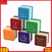 LeadingStar RC Authentic 6pcs Self Inking Teacher Stamps School Student Homework Comment Seal Rating Praise Gift