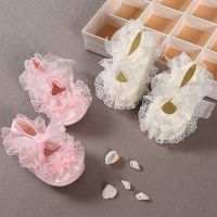 【hot】！ Newborn Soft Sole Infant Anti-slip Shoes for Wedding Toddler Crib Cotton Prewalker 0-18M