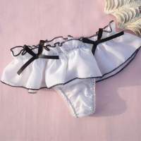 Underwear Lace-up Soft Knickers Bikini Thong Briefs Low-Rise Panties G-String Gilding Love Underpants 39;s Women Sexy Cute