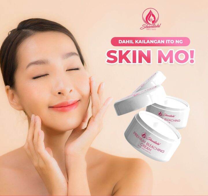 Shantahl Premium Bleaching Cream for Face and Body Organic Safe for