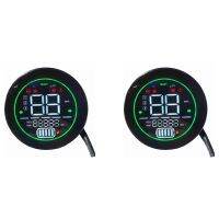 2X Electric Bike Speedometer Scooter Dashboard Indicator 48V 60V 72V Lead-Acid Battery LED Instrument Display