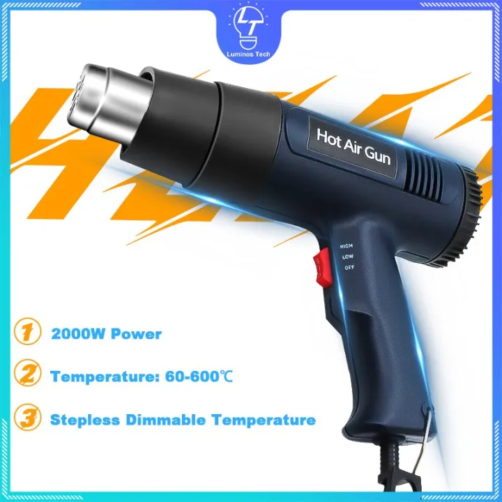 Electric Heat Shrink Gun Heat Gun Hot Air Bottle Plastic Sealer