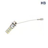 หลอดไฟไฟหน้ารถมอเตอร์ไซค์แบบ Led H3 H1 6000K 12V Led พลังงานสูงแสงสว่างสีขาวมาก5050 12smd ถอดรหัสรถยนต์ไฟตัดหมอกขับรถโคมไฟอัตโนมัติ Drl