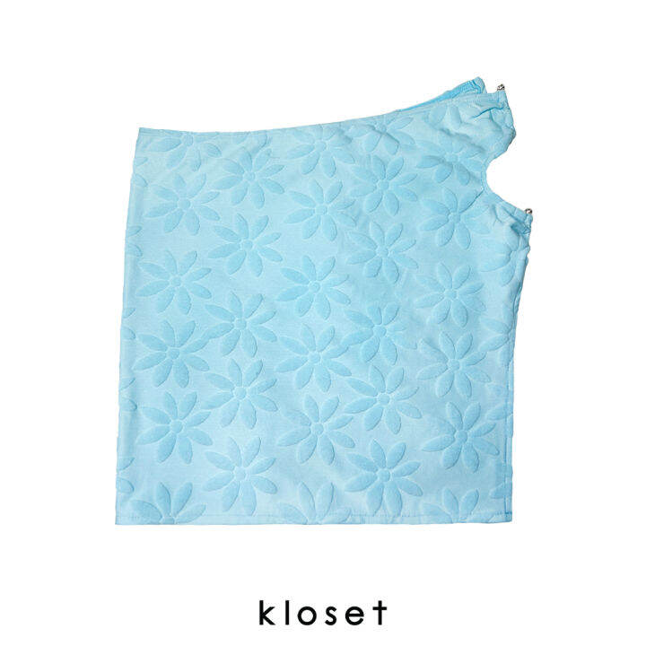 kloset-kk22-s001-กระโปรงเว้าข้าง-กระโปรงใส่กับชุดว่ายน้ำ-กระโปรงสั้น-กระโปรงผู้หญิง