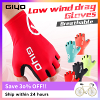 Giyo ครึ่งถุงมือแบบเปิดครึ่งนิ้วเจลกีฬา Breathable Anti-Slip จักรยานกันกระแทกถุงมือแข่งรถ Guantes MTB Mountain จักรยานแข่งบนท้องถนนจักรยานผู้หญิงผู้ชาย Mid-Term สำหรับผู้ใหญ่