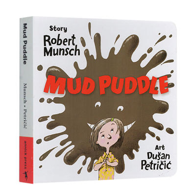 Mud puddle funny story picture book grandpa Mengshi English original picture book Robert Munsch