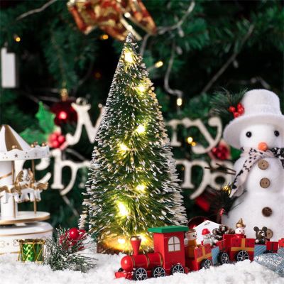 Mini xmas tree ต้นคริสมาสต์ ต้นสน ต้นคริสมาสต์ตั้งโต๊ะ ต้นคริสมาสต์ขนาดเล็ก ปีใหม่ ตกแต่งโต๊ะทำงาน ต้นคริสมาสจิ๋ว ขนาด 15cm.