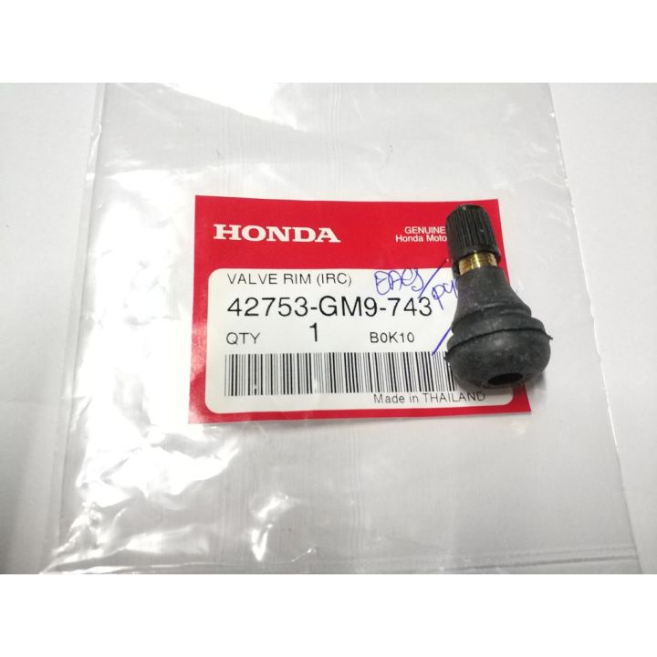 ว้าววว-honda-แท้ศูนย์-จุ๊บลมยาง-valve-rim-คุณภาพดี-แกนทองเหลือง-สำหรับรถทุกรุ่น-แท้-honda-คุ้มสุดสุด-วาล์ว-ควบคุม-ทิศทาง-วาล์ว-ไฮ-ด-รอ-ลิ-ก-วาล์ว-ทาง-เดียว-วาล์ว-กัน-กลับ-pvc