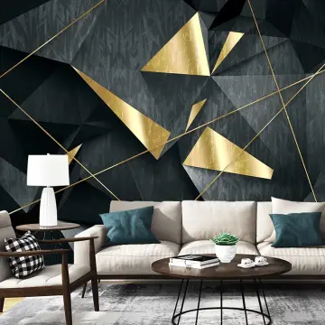 3D Stereo Hexagonal Geometric Mural Wallpaper Modern Simple Creative Art  Wall Painting Living Room TV Background Wall Decor 