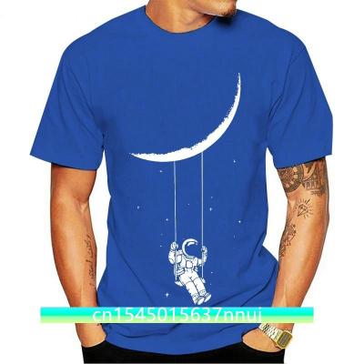 Astronaut T Shirt Moon Swing Tshirt For Man Hop T Shirt Space Tees Tee Shirt