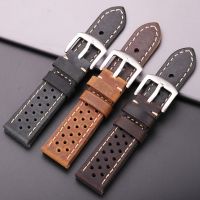 Genuine Leather Watchbands 20mm 22mm Women Men For Huawei Cowhide Vintage Watch Band Strap For Samsung Galaxy Watch 42mmby Hs2023