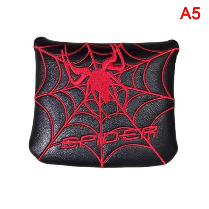 Square Mallet Putter Cover Golf Headcover สำหรับ TaylorMade Spider X