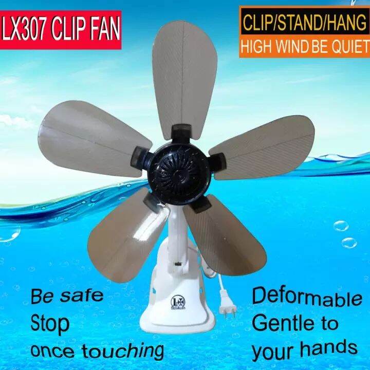 5 blade clip fan Portable Electric Mini Clip Fan LX 307 Ceiling Fan