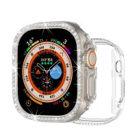 Diamond Protective Case For Apple Watch Ultra 49mm PC Bumper Case For iwatch Series 8 Replacement Accessories