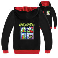 Unspeakable เสื้อผ้าเด็กสาว Hooded Zipper Sweatshirt Lesure ฤดูใบไม้ผลิและฤดูใบไม้ร่วงสีดำ/ สีเทาแขนยาวผ้าฝ้าย + โพลีเอสเตอร์เด็กทารกเสื้อสาว