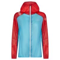 BRIZA WINDBREAKER JKT WOMEN MALIBU BLUE/HIBISCUS - เสื้อกันลมผู้หญิง