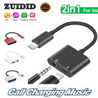 ZUIDID Lightning To Audio Adapter For iPhone 3.5mm Aux Jack Headset Converter Headphone Audio Splitter Charging Earphone Cable Headphones Accessories