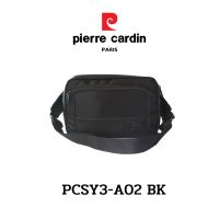 Pierre cardin (ปีแอร์การ์แดง) กระเป๋าสะพาย กระเป๋าCrossbody กระเป๋าสะพายแบบคาดอกผ้าNylon มีช่องใส่ของเยอะ รุ่น TPCSY3-A02  พร้อมส่ง