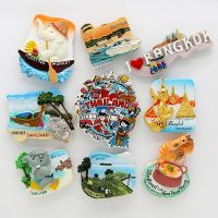 ♚✥ Thailand Pattaya elephant Shrimp soup 3D magnetic refrigerator paste souvenir Bangkok fridge magnets Collection home decoration