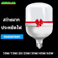 Super LED หลอดไฟ LED ขั้วE27 สว่างแรงสูง ประหยัดค่าไฟ ระบุวัตต์ตามจริง หลายสเปคให้เลือก