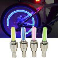 2023 NEW 1pc Bike Valve Light with No Battery Mountain Road Bike Bicycle Lights LEDS Tyre Tire Valve Caps Wheel Spokes Bike Accessories